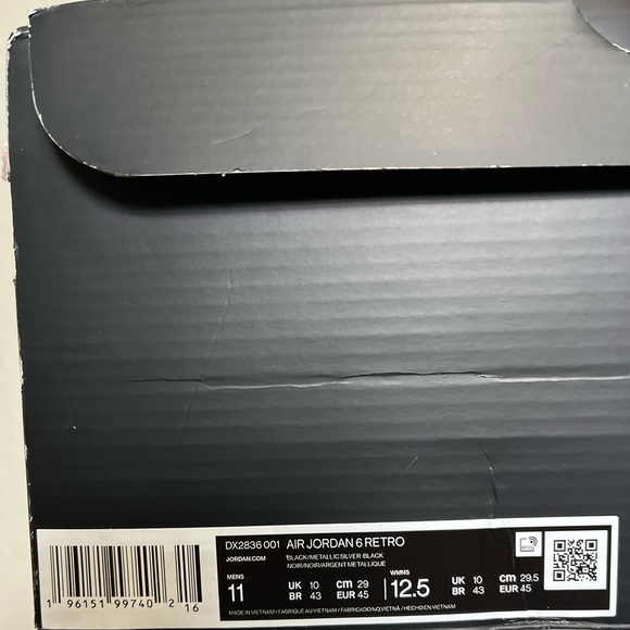 Air Jordan 6 Retro Metallic Silver - Picture 3 of 5